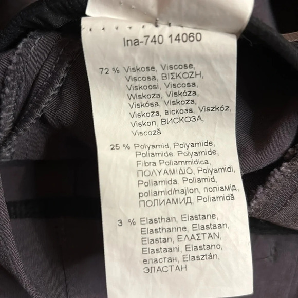 Stehmann Women's Ina Straight Stretch Pull On Grey Pants Size 4 - Picture 12 of 12